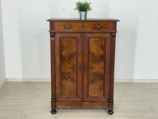 Gründerzeit Vertiko Holz Schrank Wohnzimmerschrank Antik um 1900