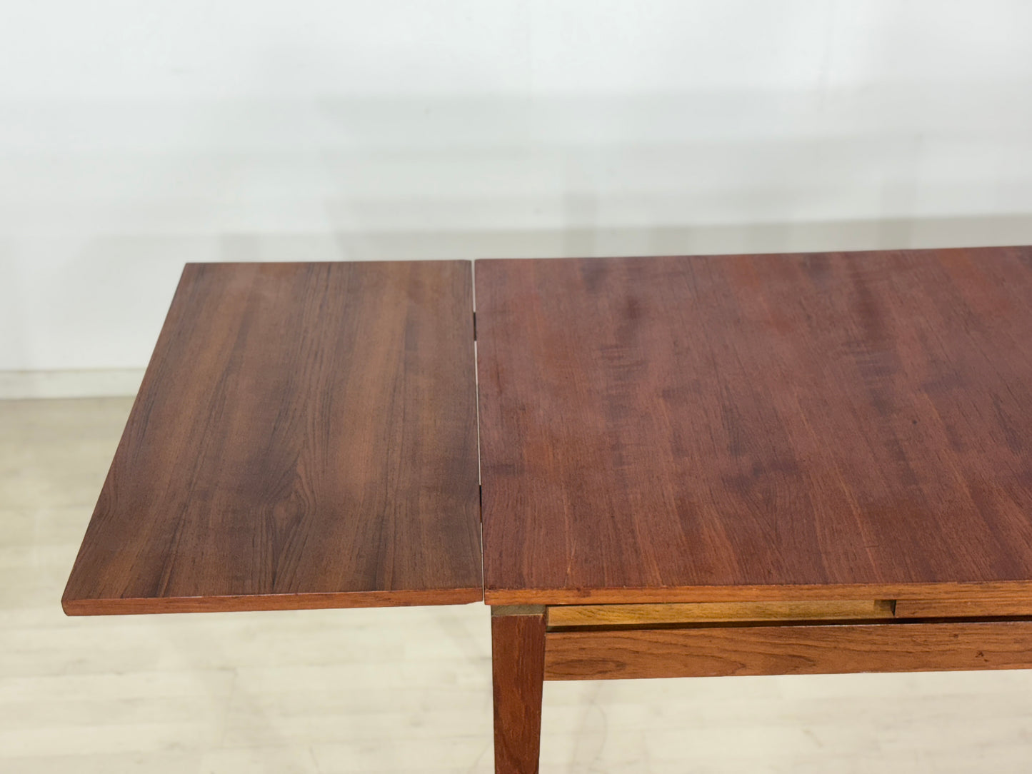 60er Jahre Teak Esstisch Holz Tisch ausziehbar Küchentisch Vintage