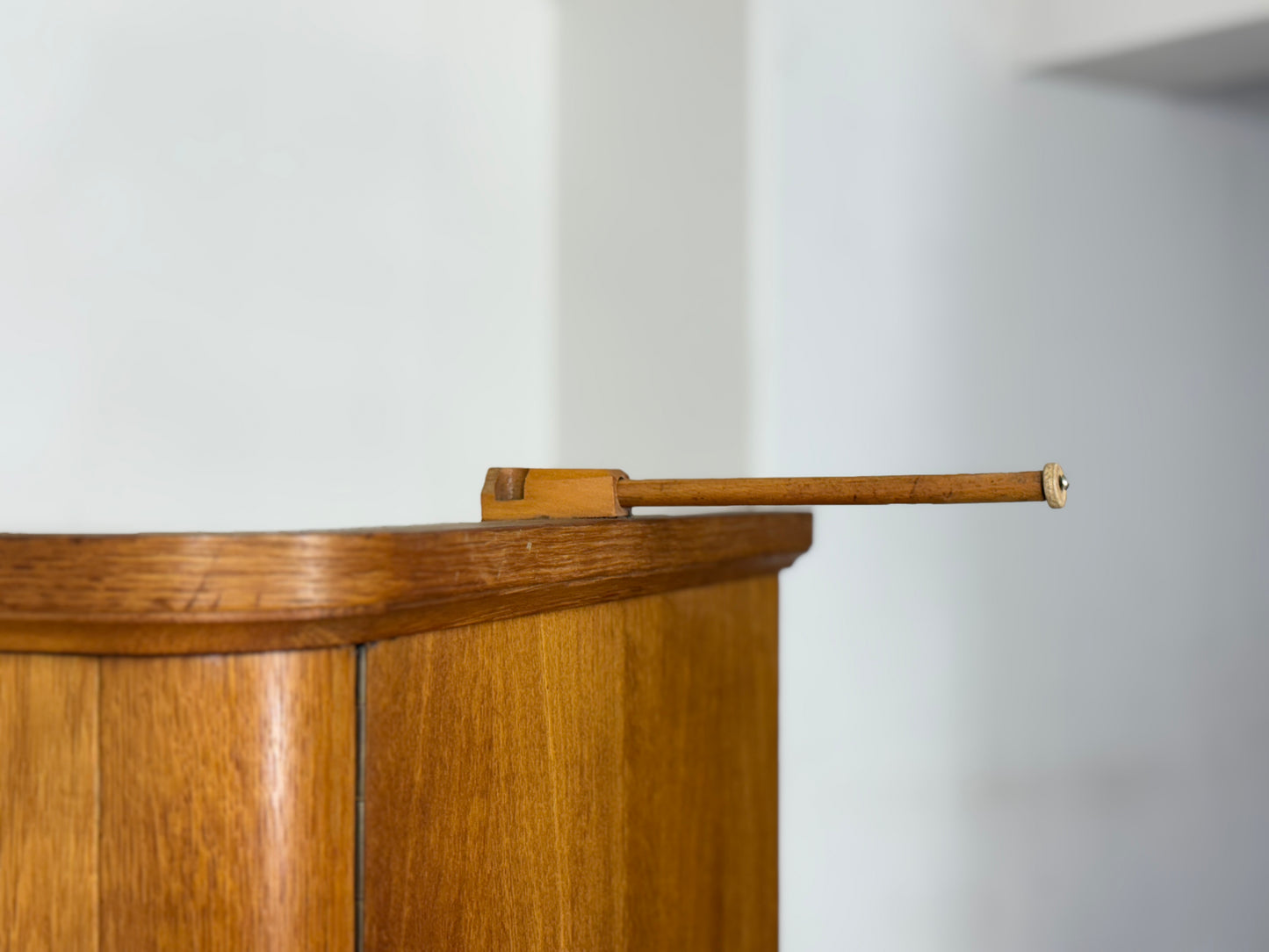 60er Jahre Vintage Kleiderschrank Holz Schrank Wäscheschrank Schlafzimmerschrank