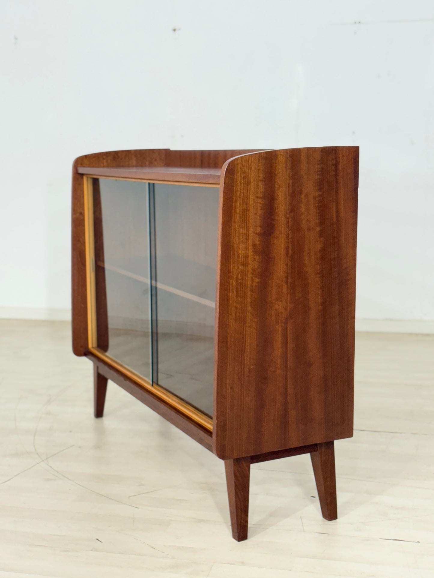 Mid Century Vitrine Vitrinenschrank Sideboard Kommode Schrank