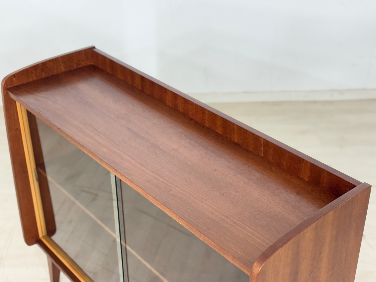 Mid Century Vitrine Vitrinenschrank Sideboard Kommode Schrank