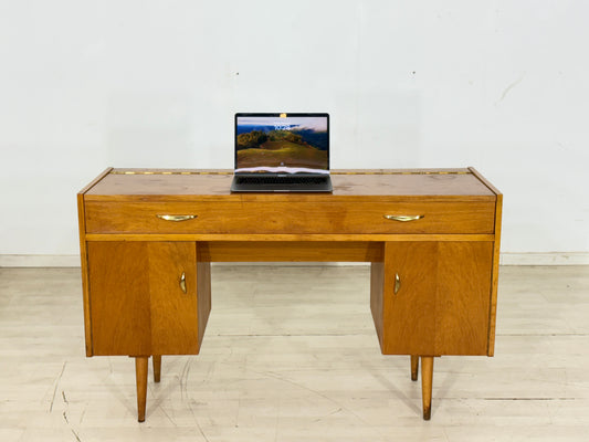 60er Jahre Schreibtisch Damenschreibtisch Holz Tisch Vintage Desk