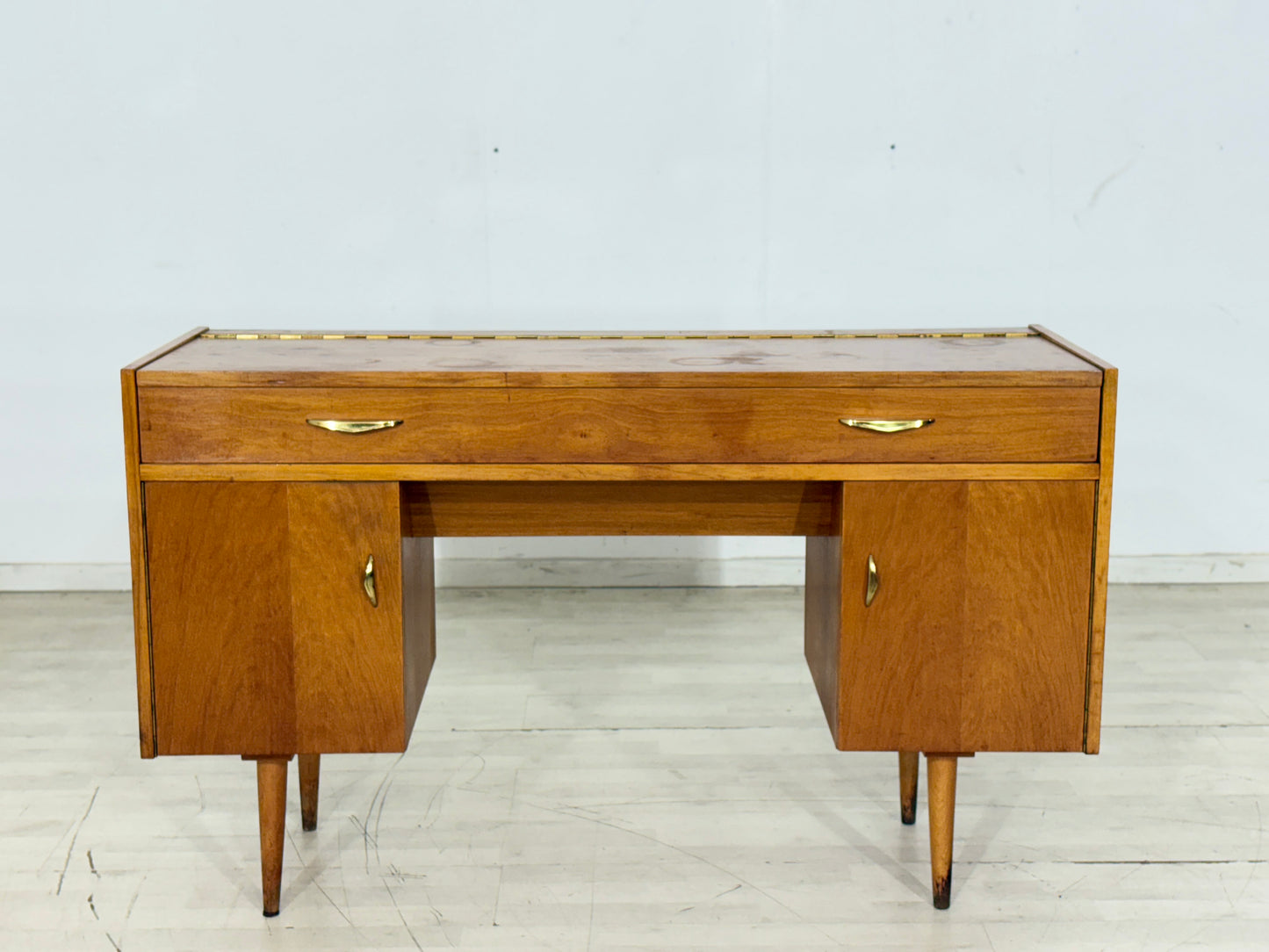 60er Jahre Schreibtisch Damenschreibtisch Holz Tisch Vintage Desk
