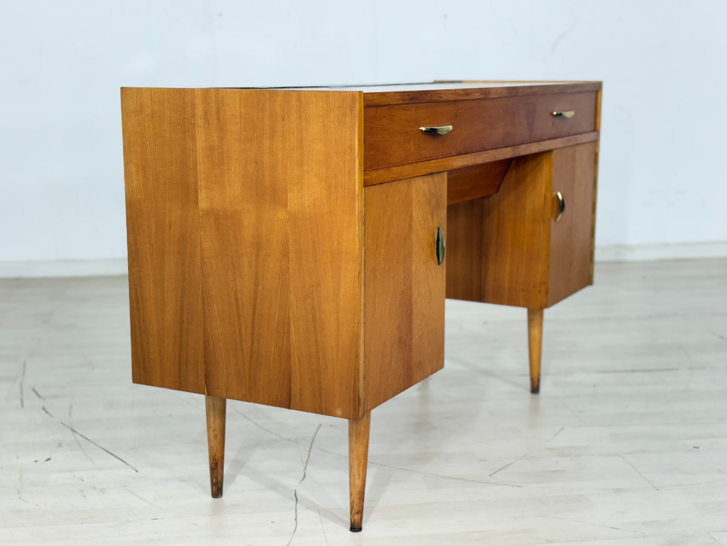 60er Jahre Schreibtisch Damenschreibtisch Holz Tisch Vintage Desk