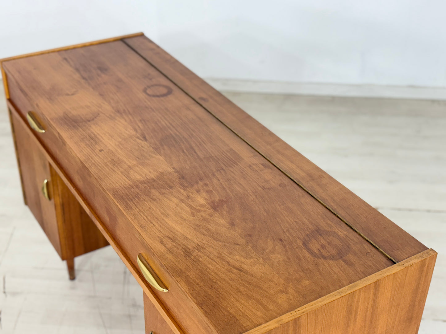 60er Jahre Schreibtisch Damenschreibtisch Holz Tisch Vintage Desk