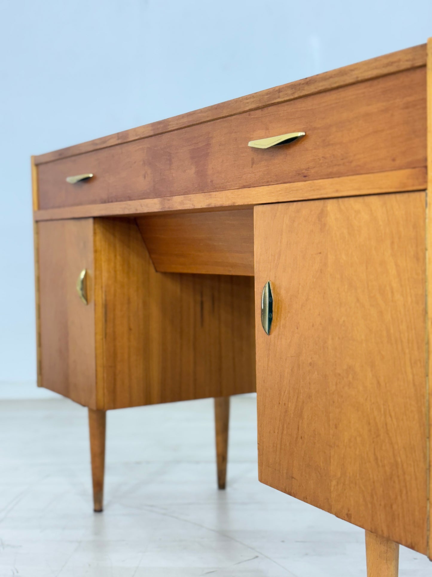 60er Jahre Schreibtisch Damenschreibtisch Holz Tisch Vintage Desk