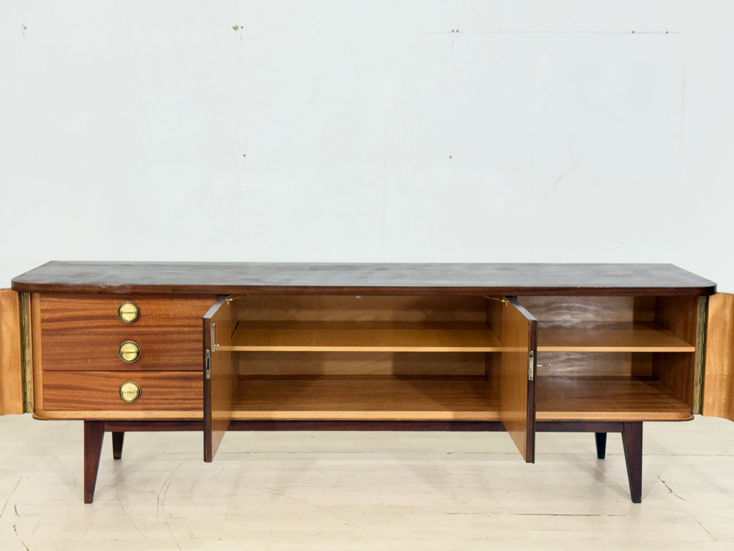 Mid Century Sideboard Kommode Lowboard Schrank Vintage