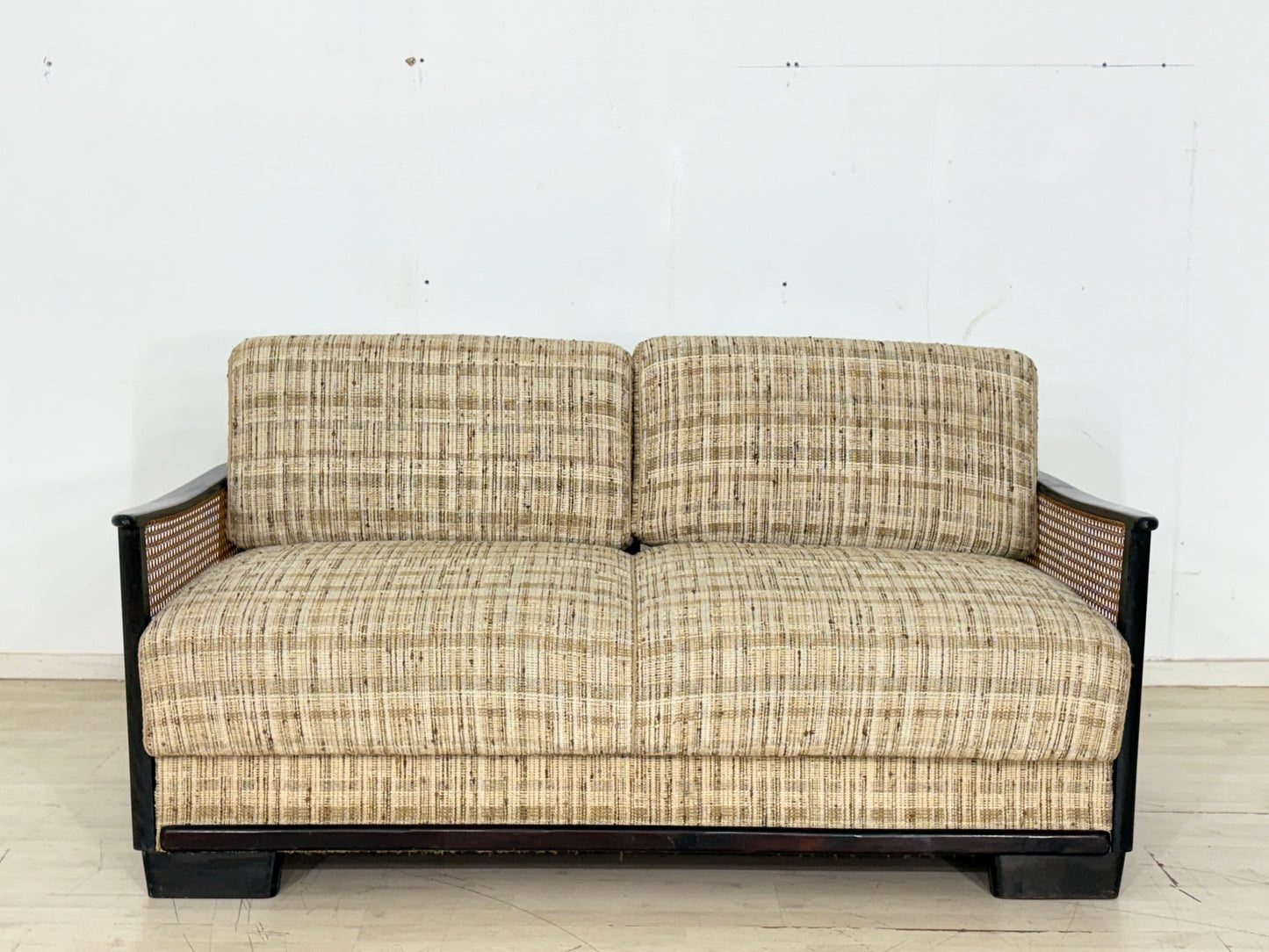 Art Deco Sofa Couch ausziehbar um 1940