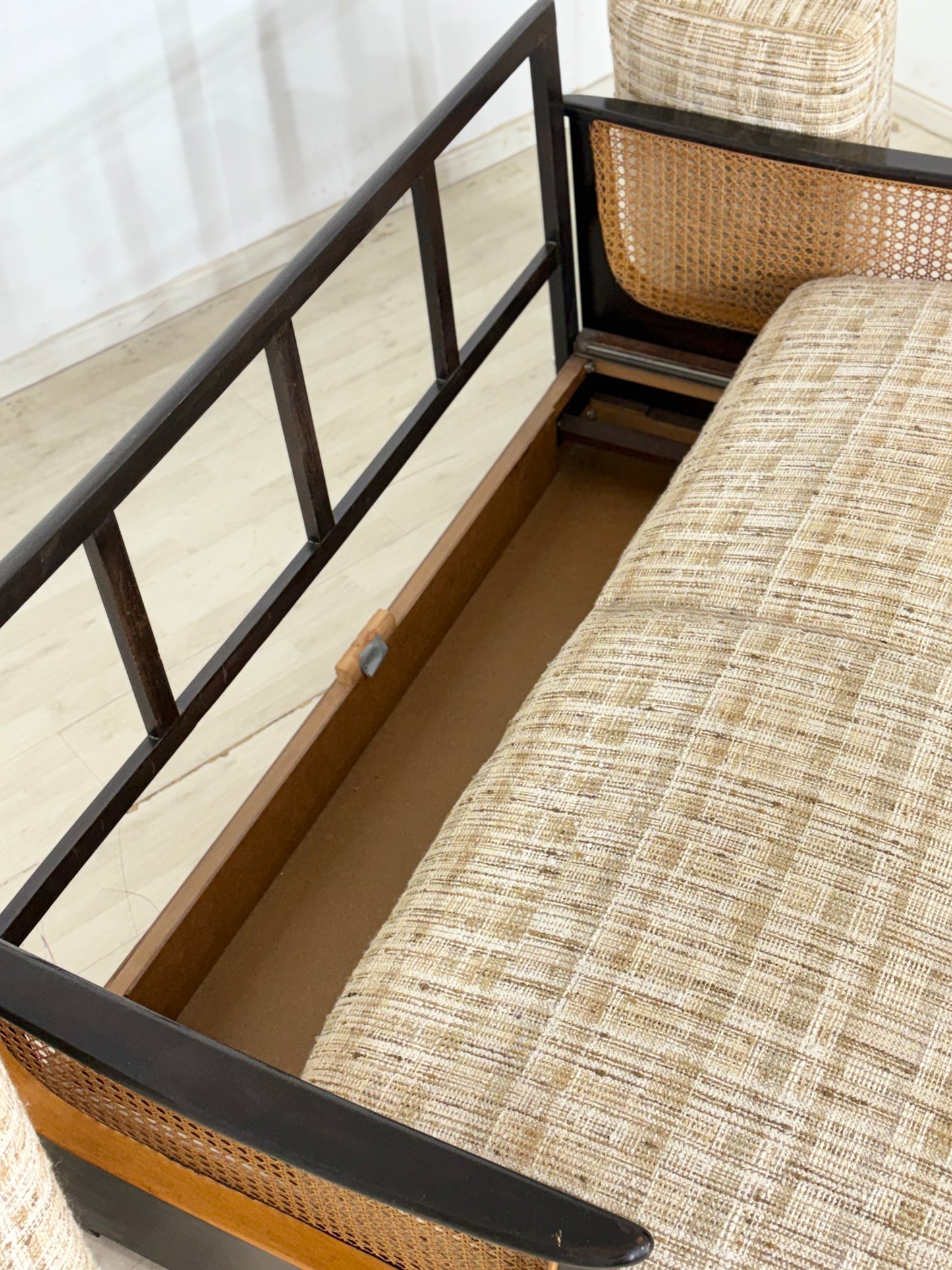 Art Deco Sofa Couch ausziehbar um 1940