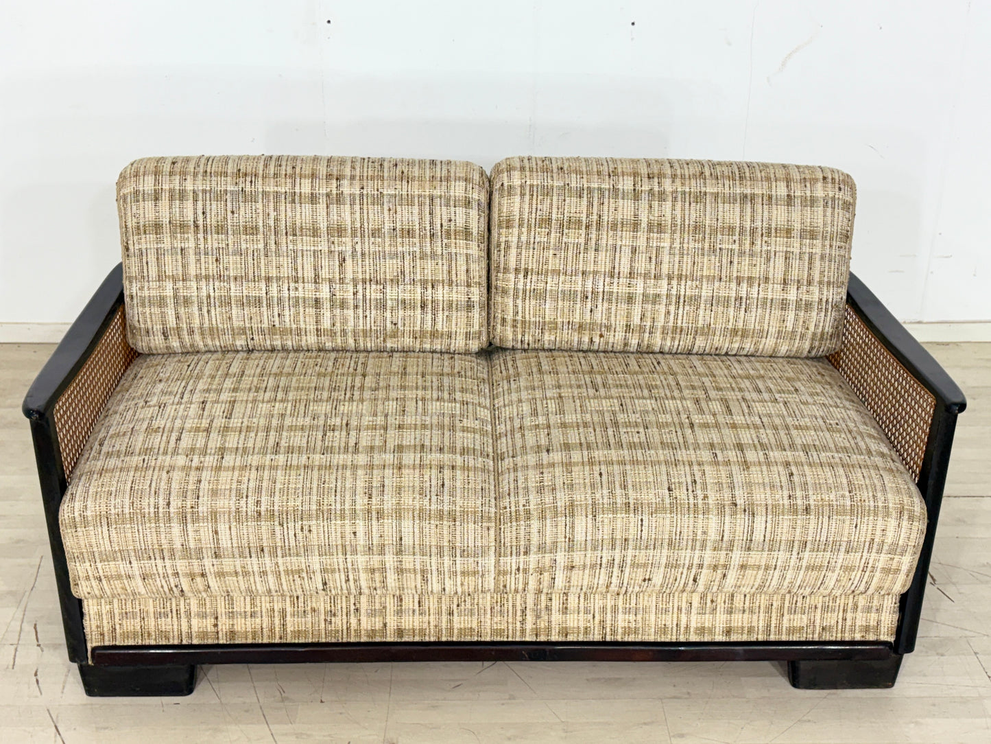 Art Deco Sofa Couch ausziehbar um 1940