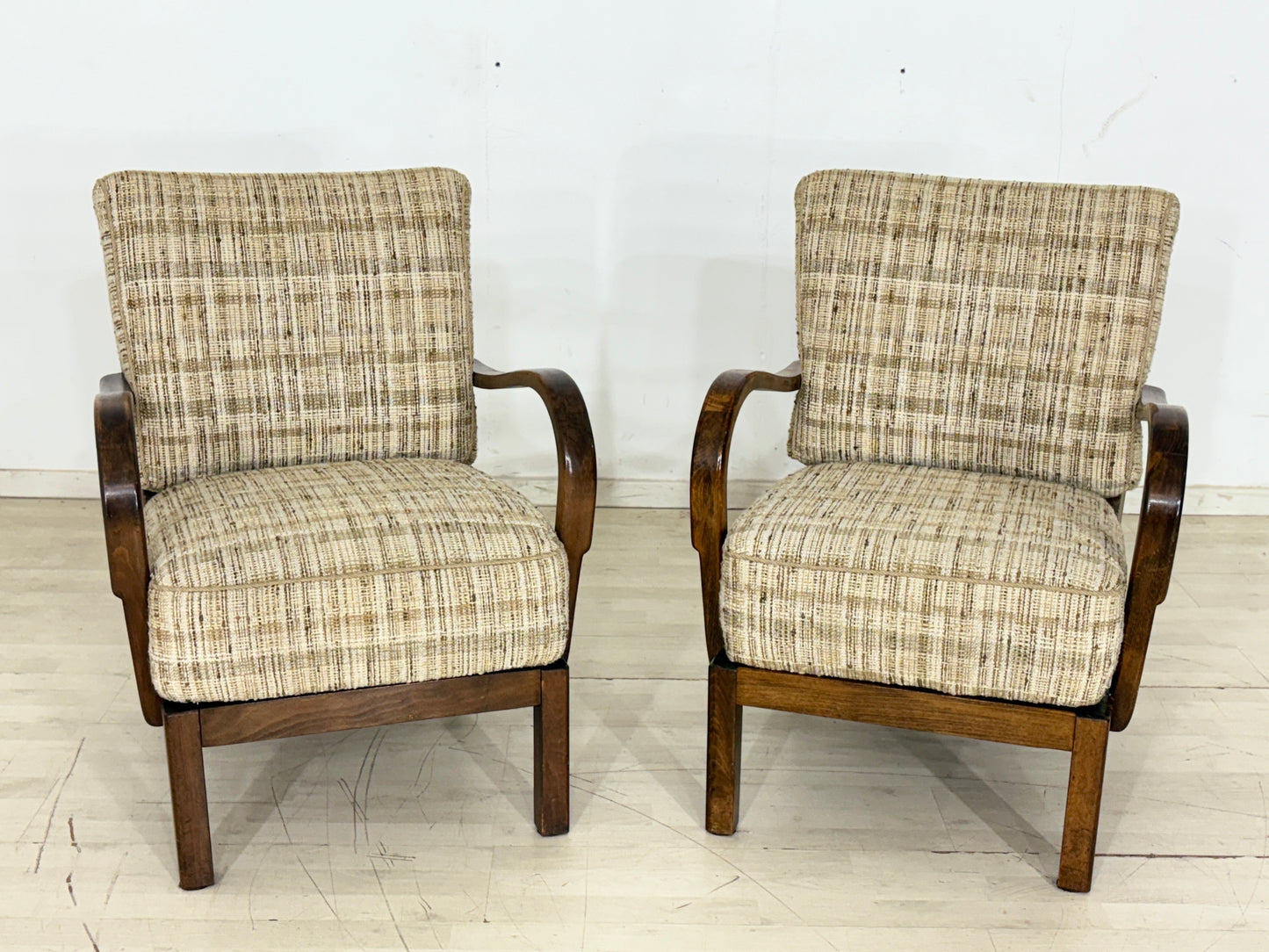 Schöner Art Deco Sessel Armlehnsessel Wohnzimmersessel Vintage Chair 1940
