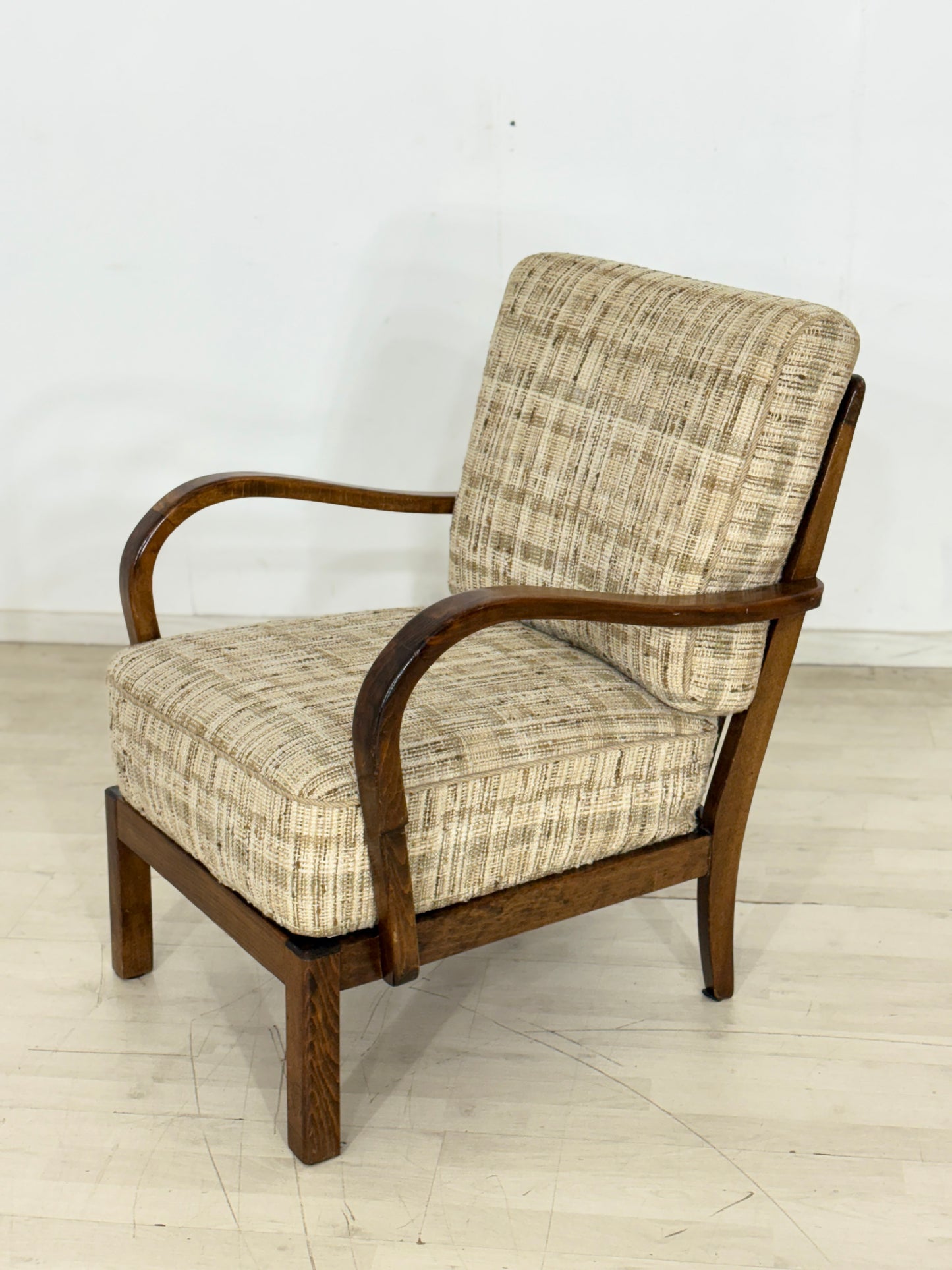 Art Deco Sessel Armlehnsessel Wohnzimmersessel um 1940