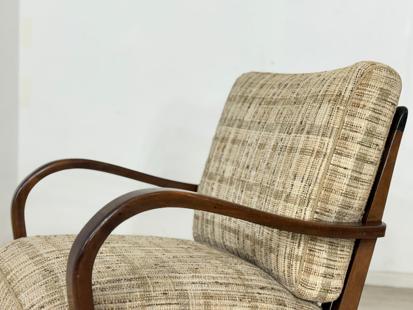 Schöner Art Deco Sessel Armlehnsessel Wohnzimmersessel Vintage Chair 1940