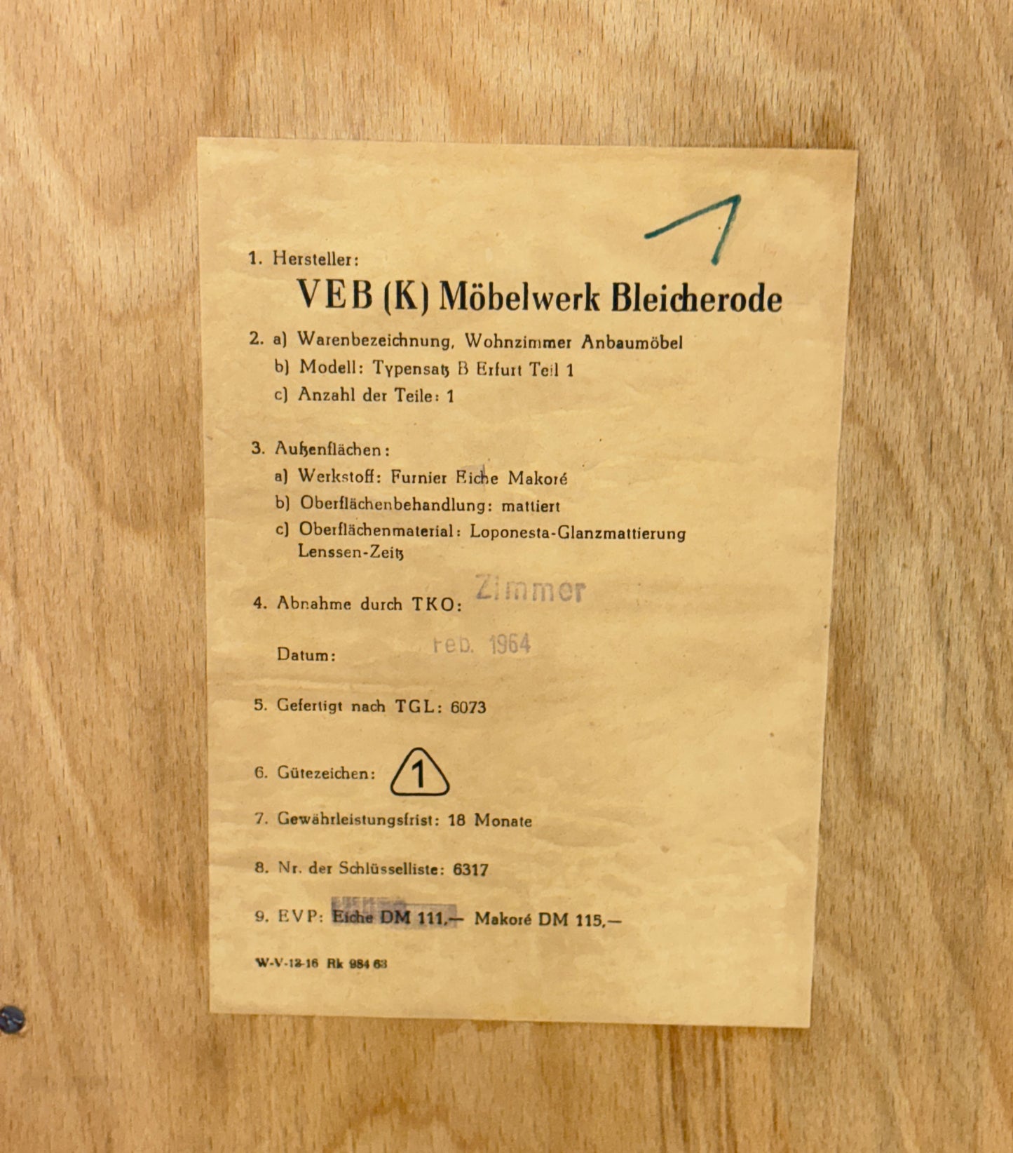 60er Jahre Vitrine Regal Vitrinenschrank Fächerschrank Vintage Highboard