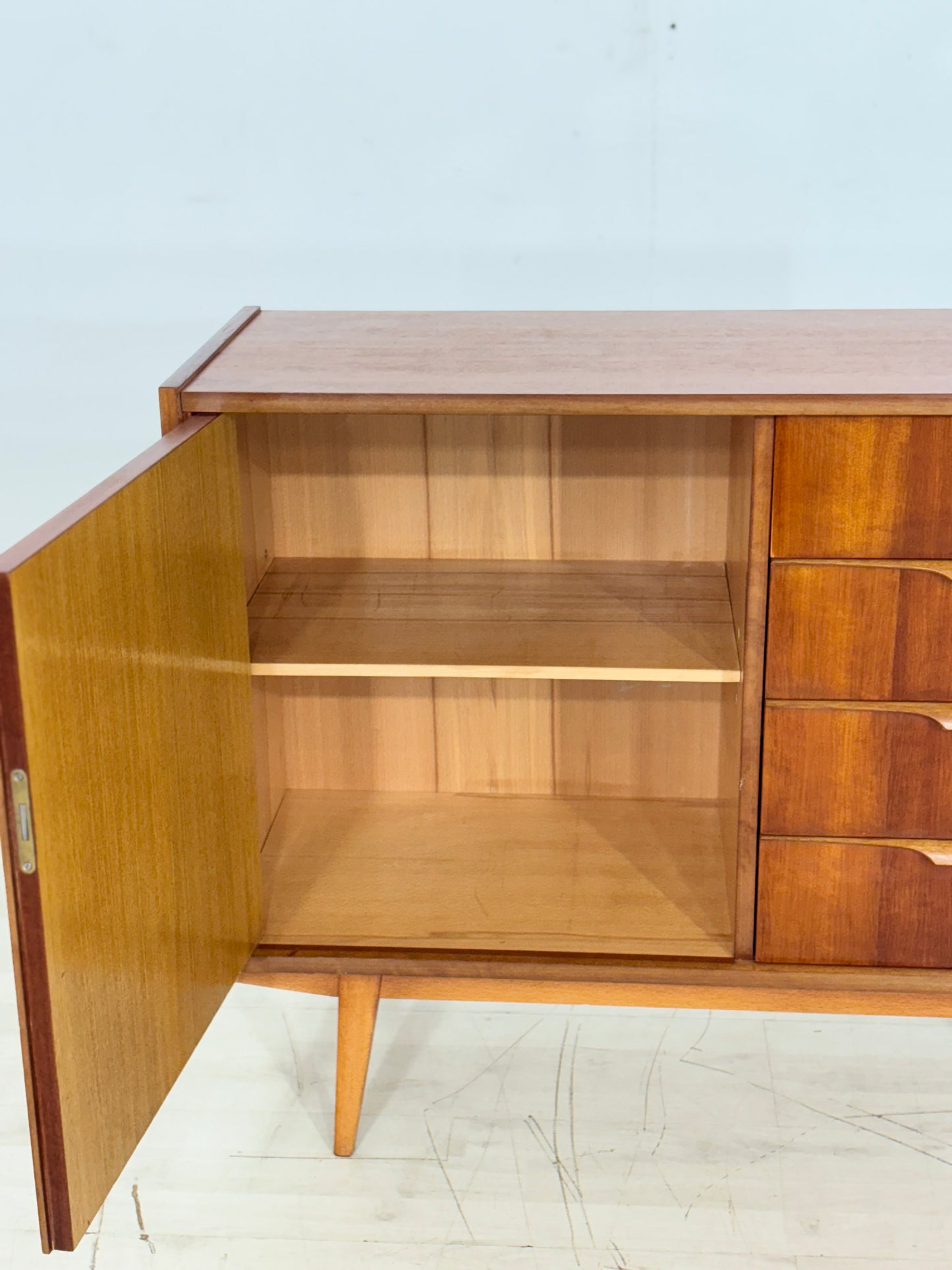 Mid Century Kommode Sideboard Schrank Anrichte Vintage