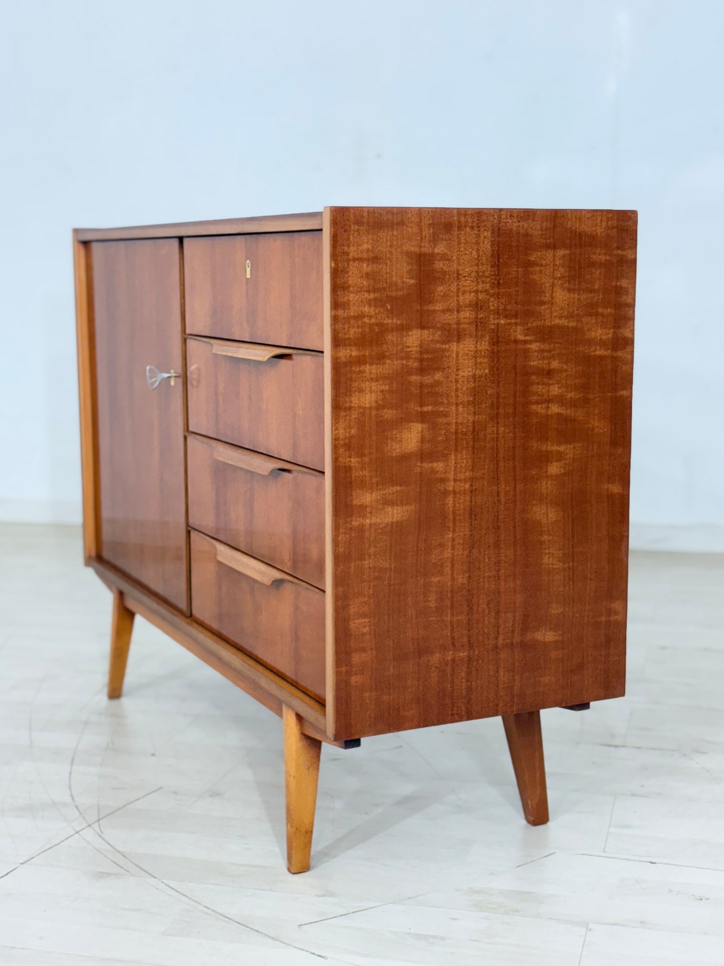 Mid Century Kommode Sideboard Schrank Anrichte Vintage