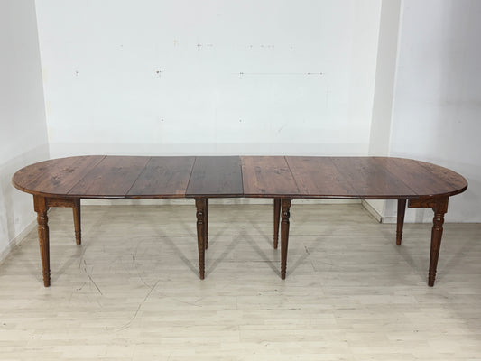 Gründerzeit Esstisch Holz Tisch ausziehbar Küchentisch Rarität um 1900