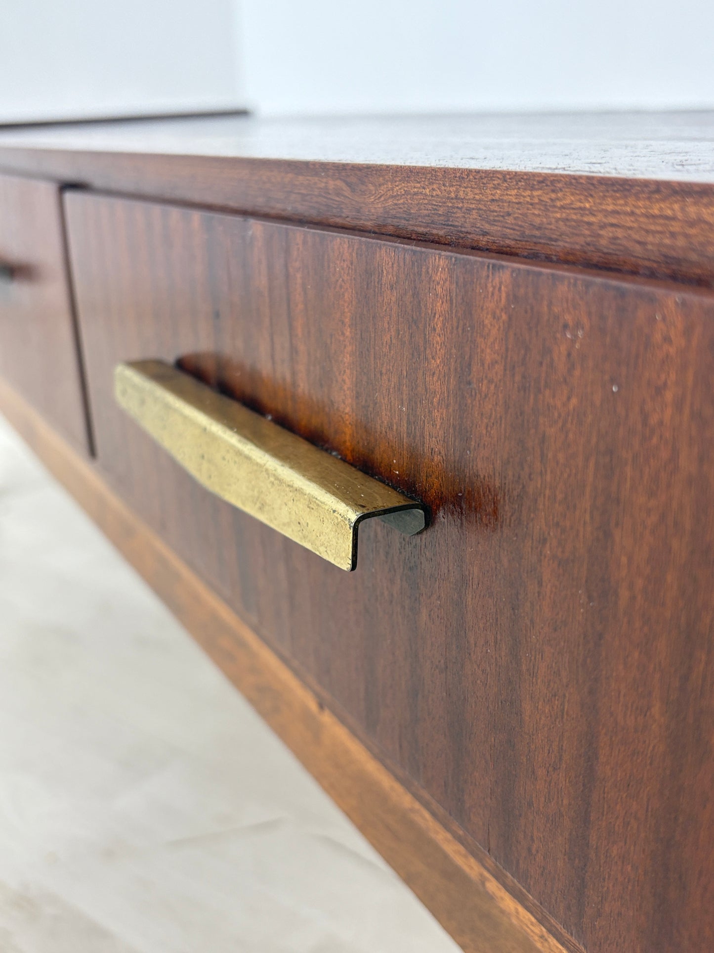 60er Jahre Lowboard Kommode Sideboard Wohnzimmerschrank Schrank Vintage