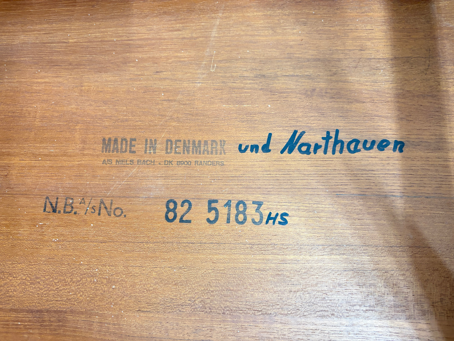 Niels Bach Teak Couchtisch Tisch Wohnzimmertisch Vintage