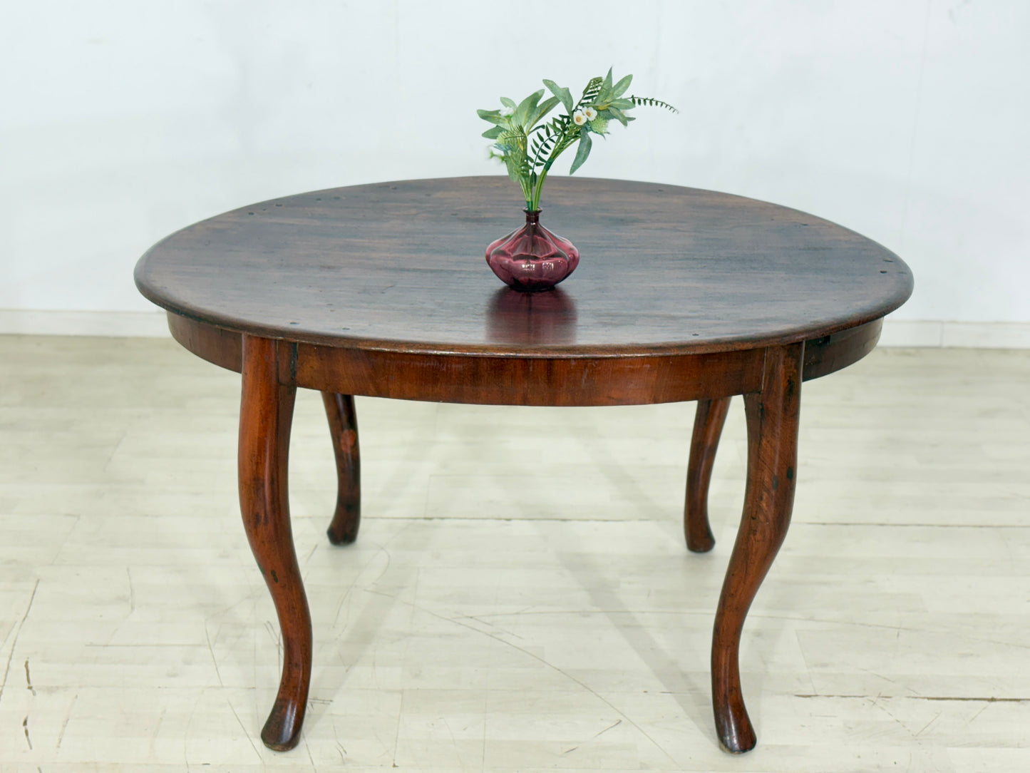 Antik Kolonial Couchtisch Küchentisch Holz Tisch um 1880