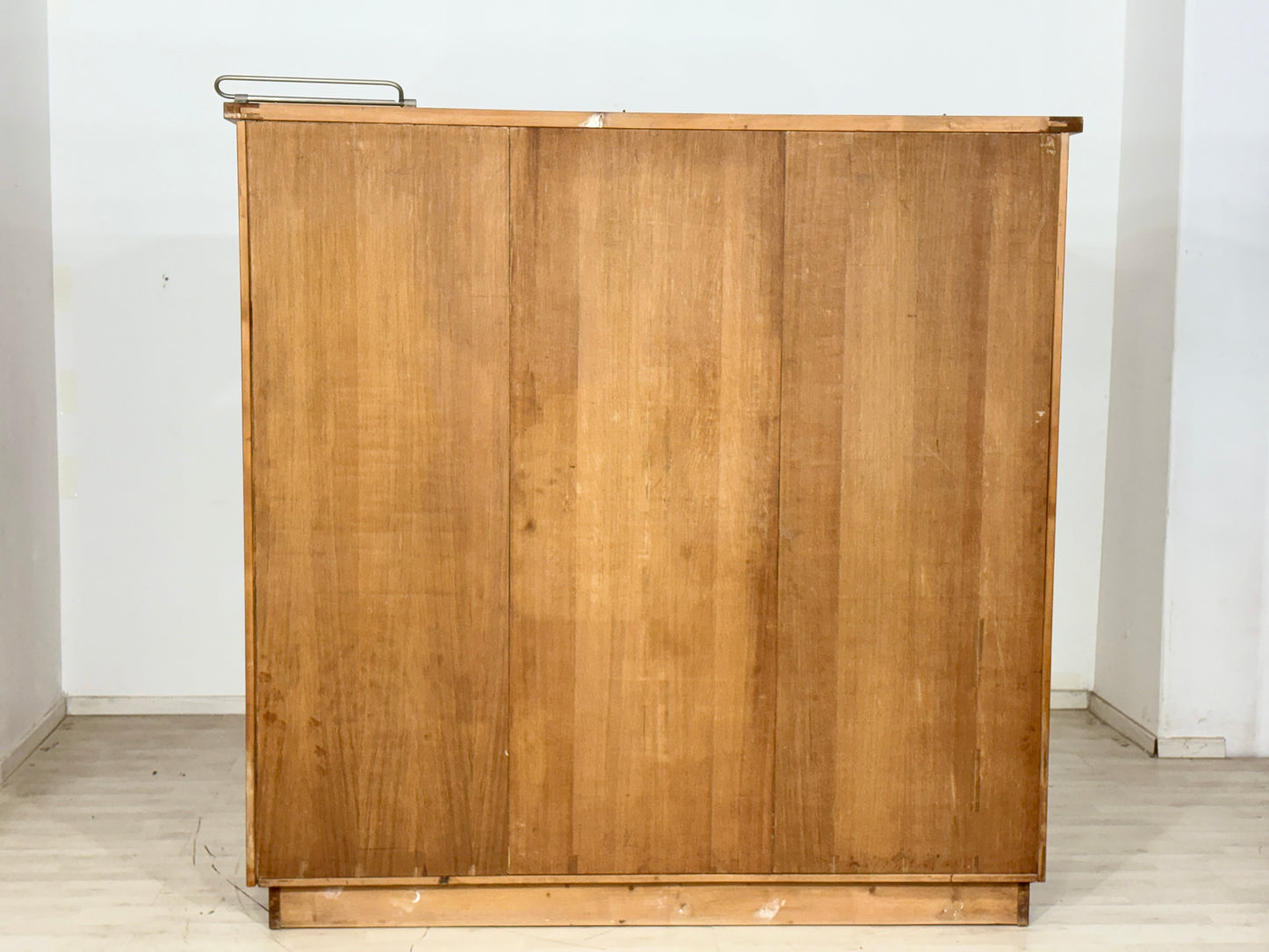 Mid Century Kleiderschrank Holz Schrank Wäscheschrank Vintage