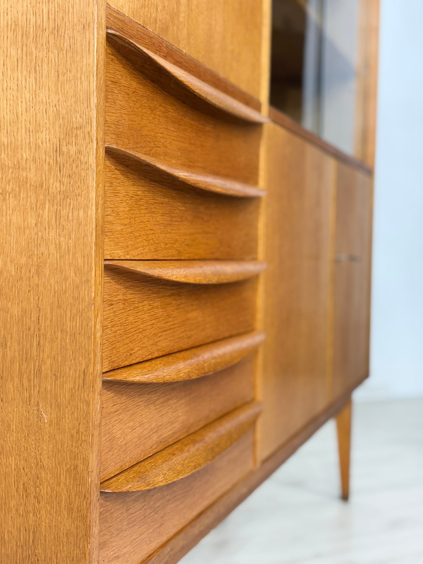 Hellerau Highboard Schrank Anrichte Geschirrschrank Vintage