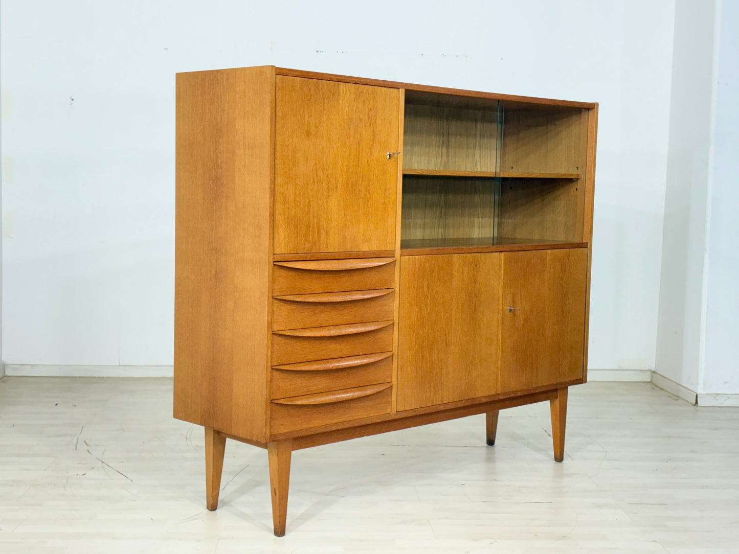 Hellerau Highboard Schrank Anrichte Geschirrschrank Vintage