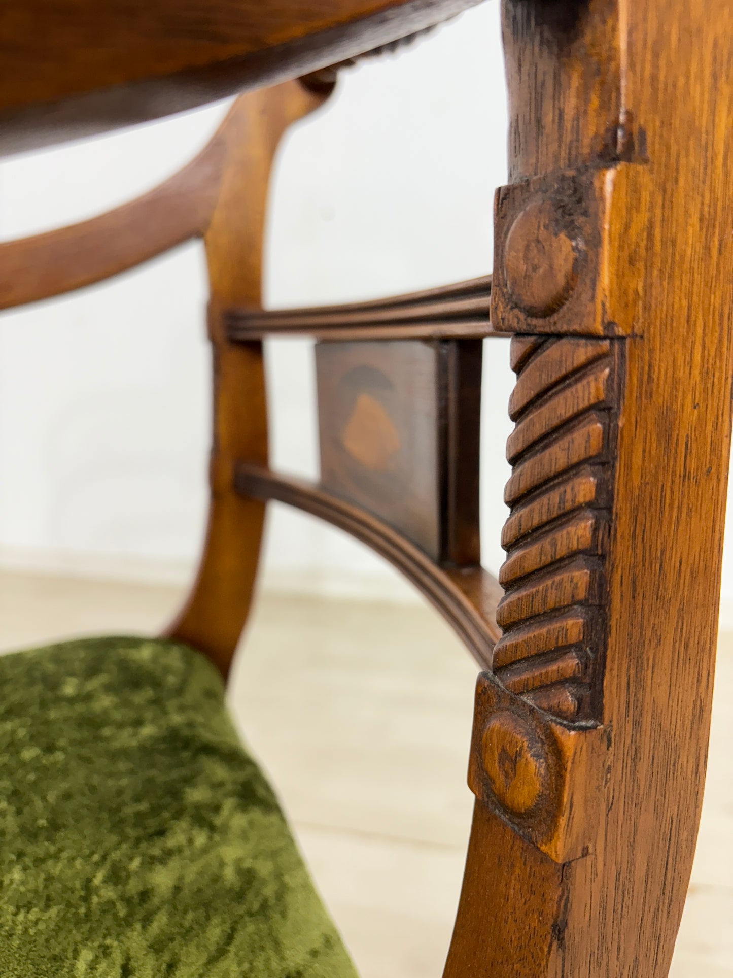 Englisch Schreibtischstuhl Stuhl Armlehnstuhl Vintage Regency