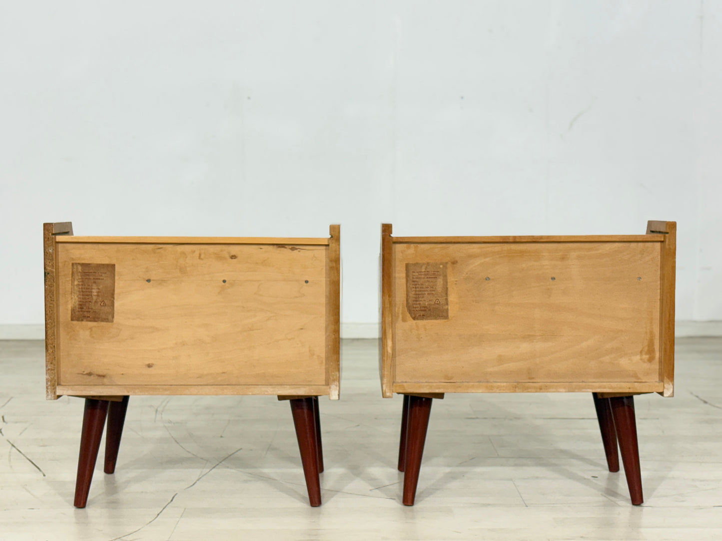 2x Vintage Nachttische Nachtschränke Beistelltisch Kommode