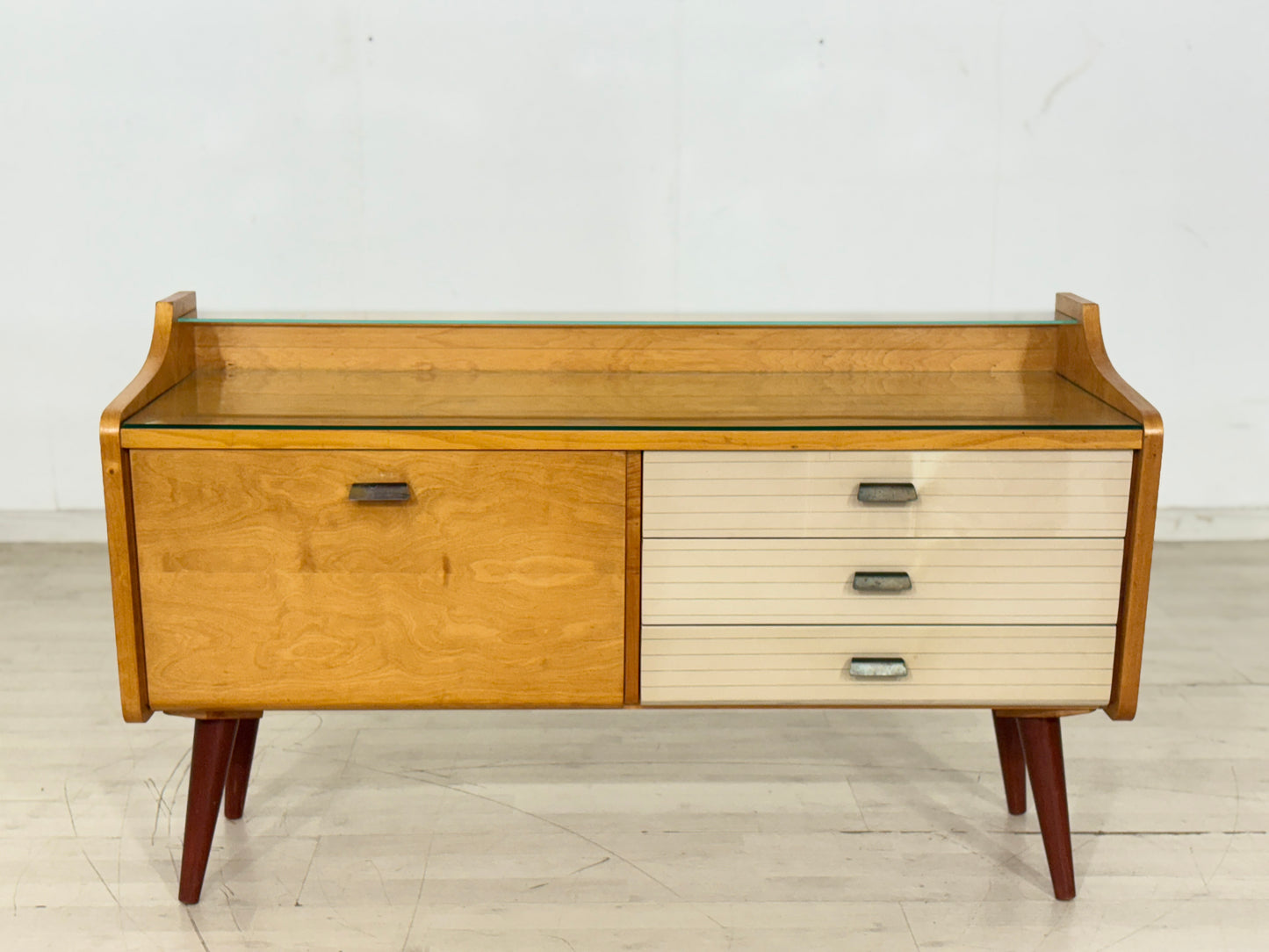 Vintage Lowboard Kommode Wohnzimmerschank Schrank 1960