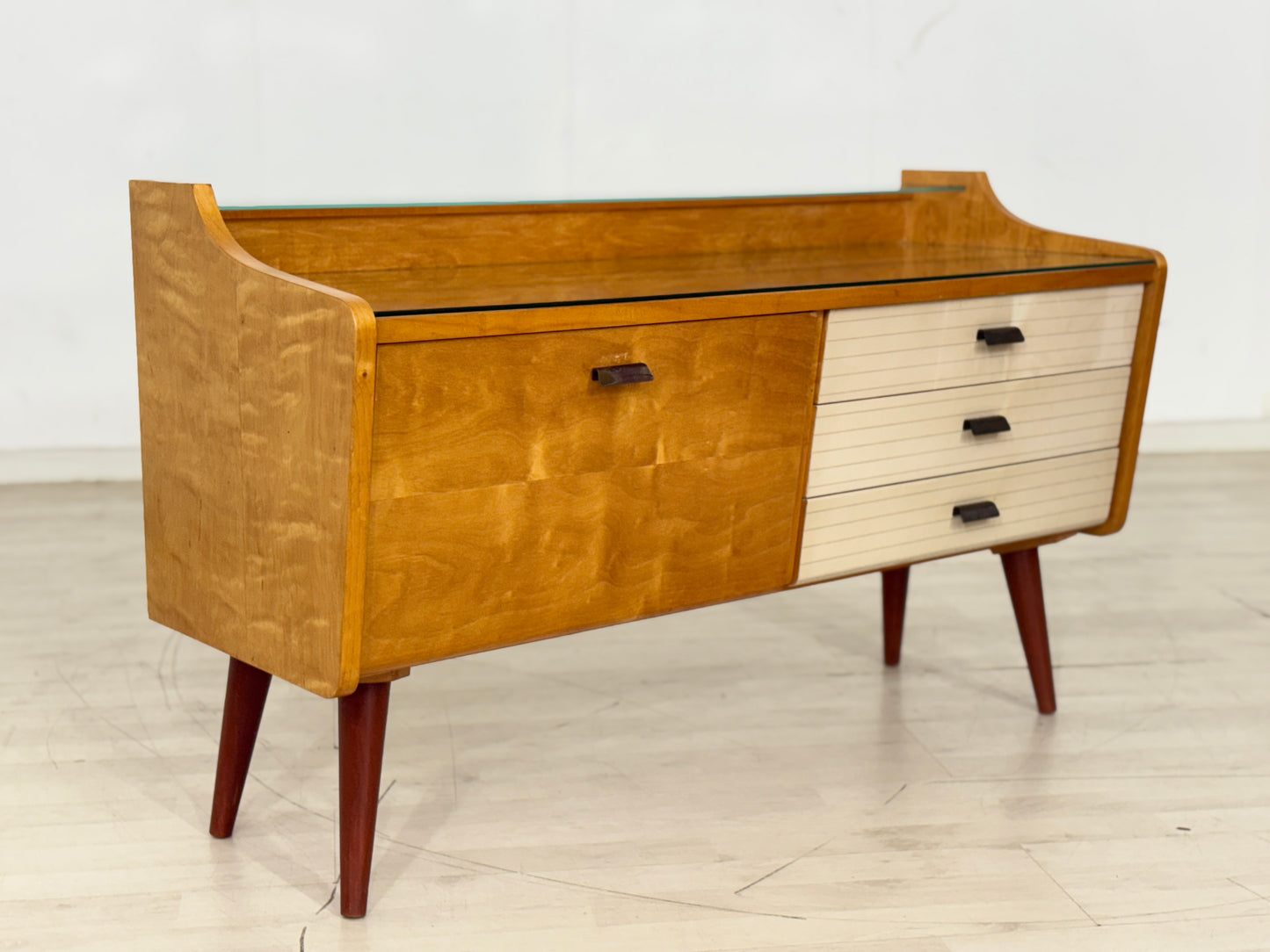 Vintage Lowboard Kommode Wohnzimmerschank Schrank 1960