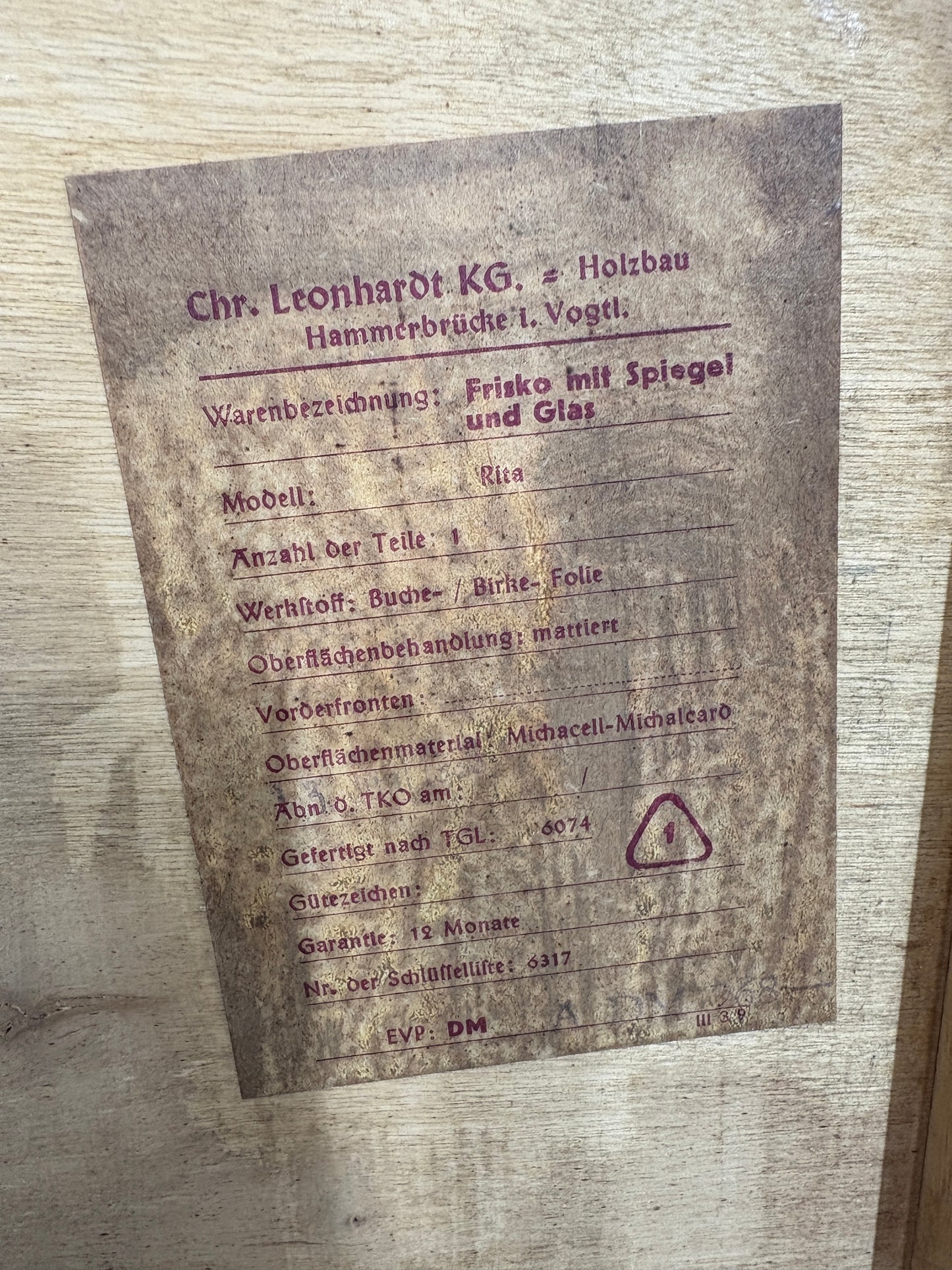 Vintage Lowboard Kommode Wohnzimmerschank Schrank 1960