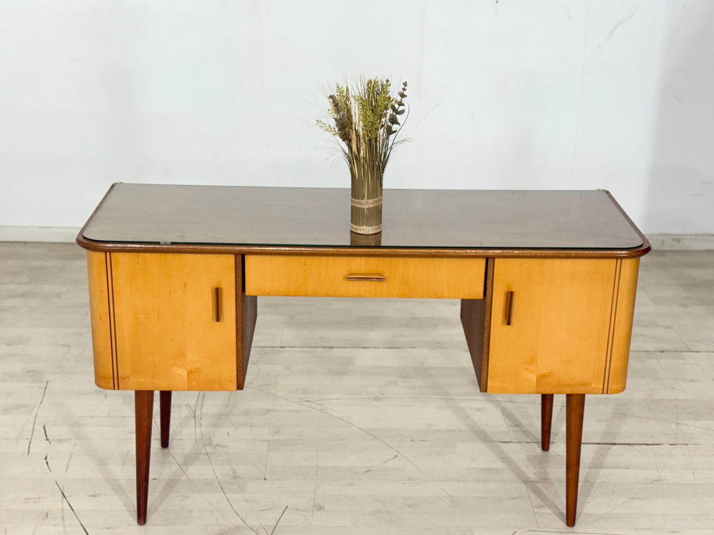 Vintage Schreibtisch Schminktisch Frisierkommode