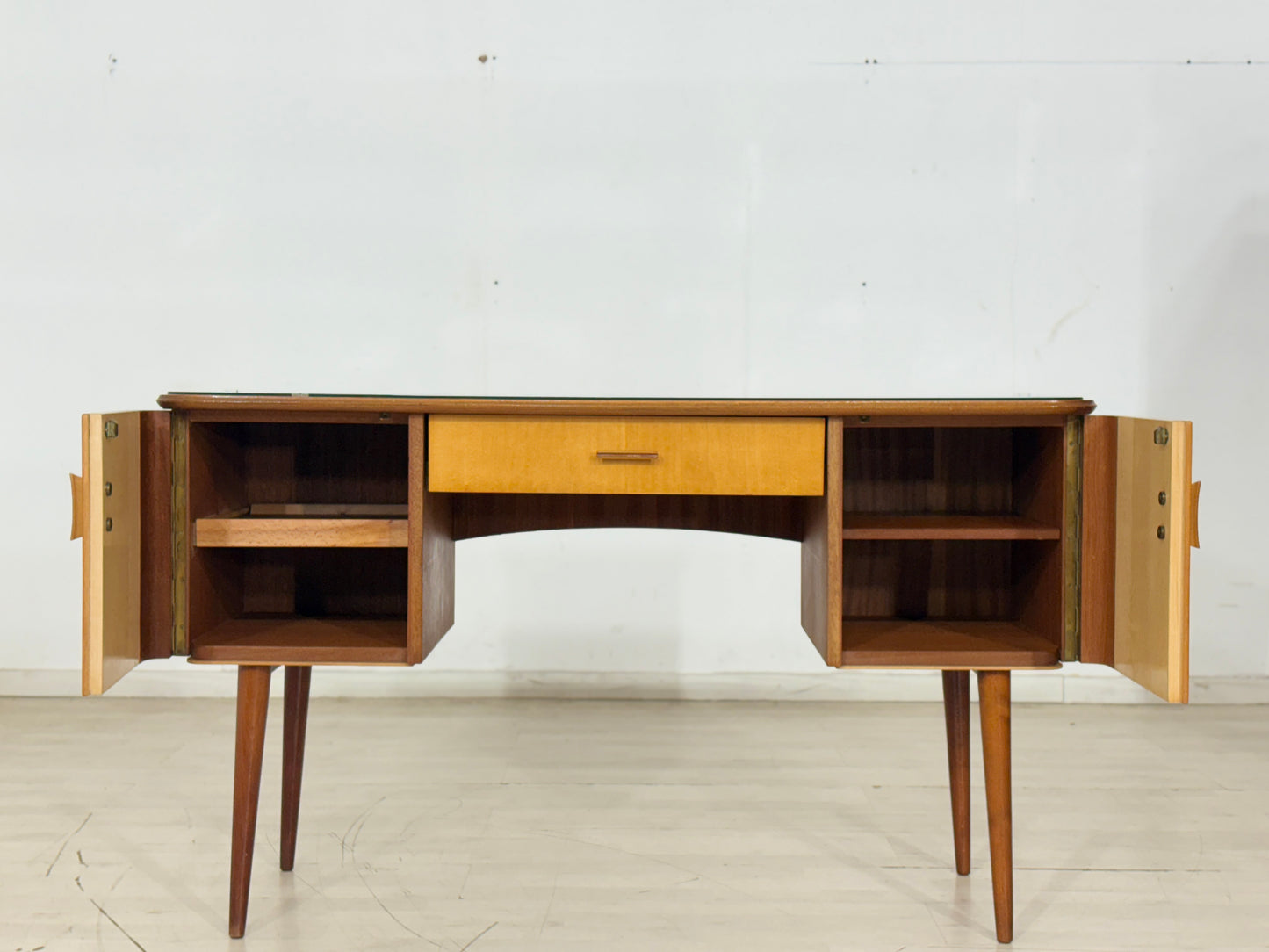 Vintage Schreibtisch Schminktisch Frisierkommode