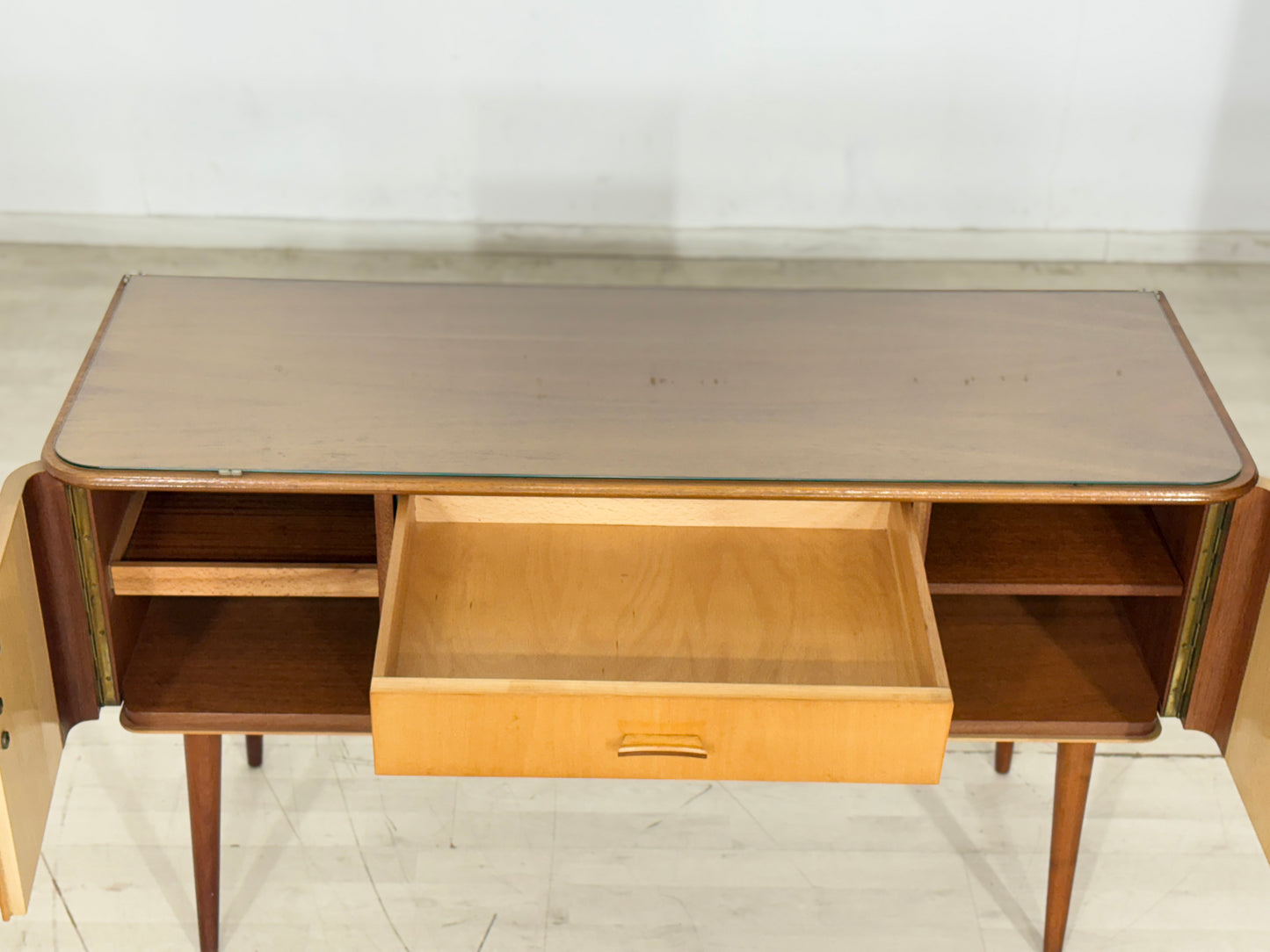 Vintage Schreibtisch Schminktisch Frisierkommode