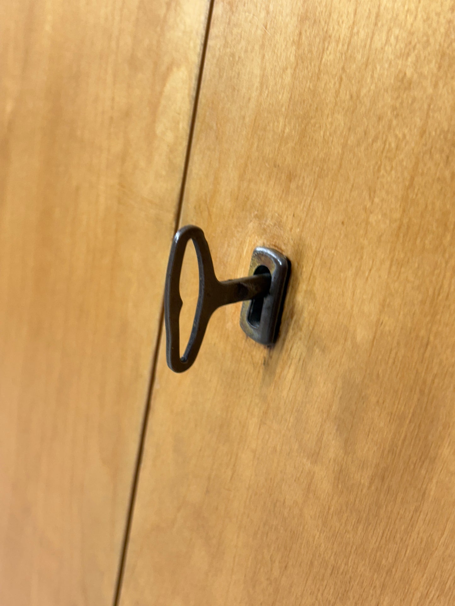 Zweitüriger Vintage Kleiderschrank Holz Schrank Schlafzimmerschrank