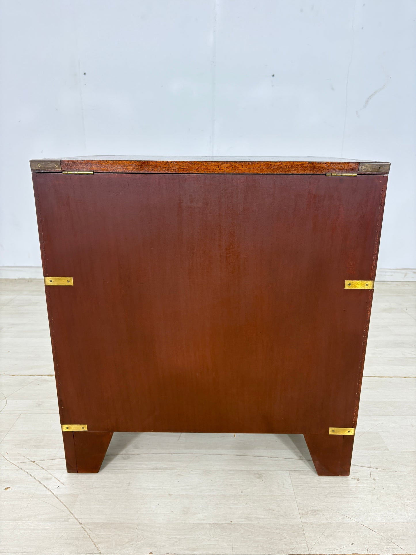 English Kolinalstil-Kommode / Barschrank / Anrichte-Mahagoni / Minibar