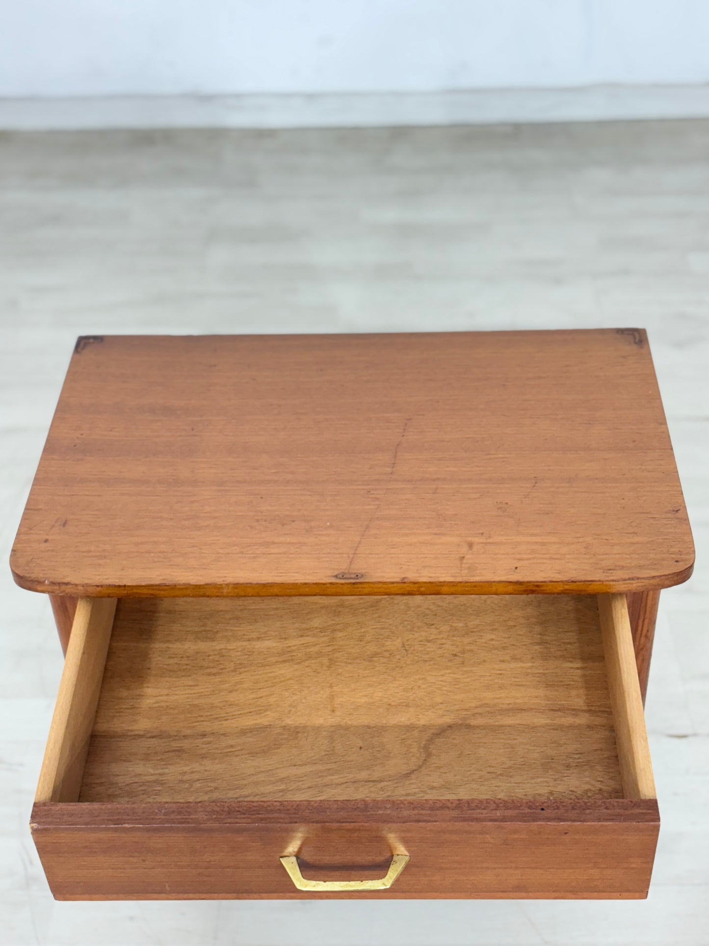 Mid Century Nachttisch Nachtschrank Beistelltisch Vintage