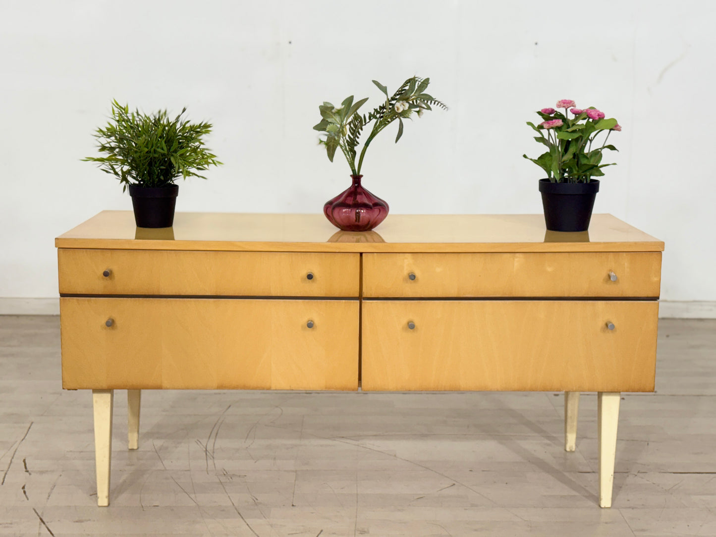 Vintage Hellerau Lowboard Kommode Wohnzimmerschrank Schrank