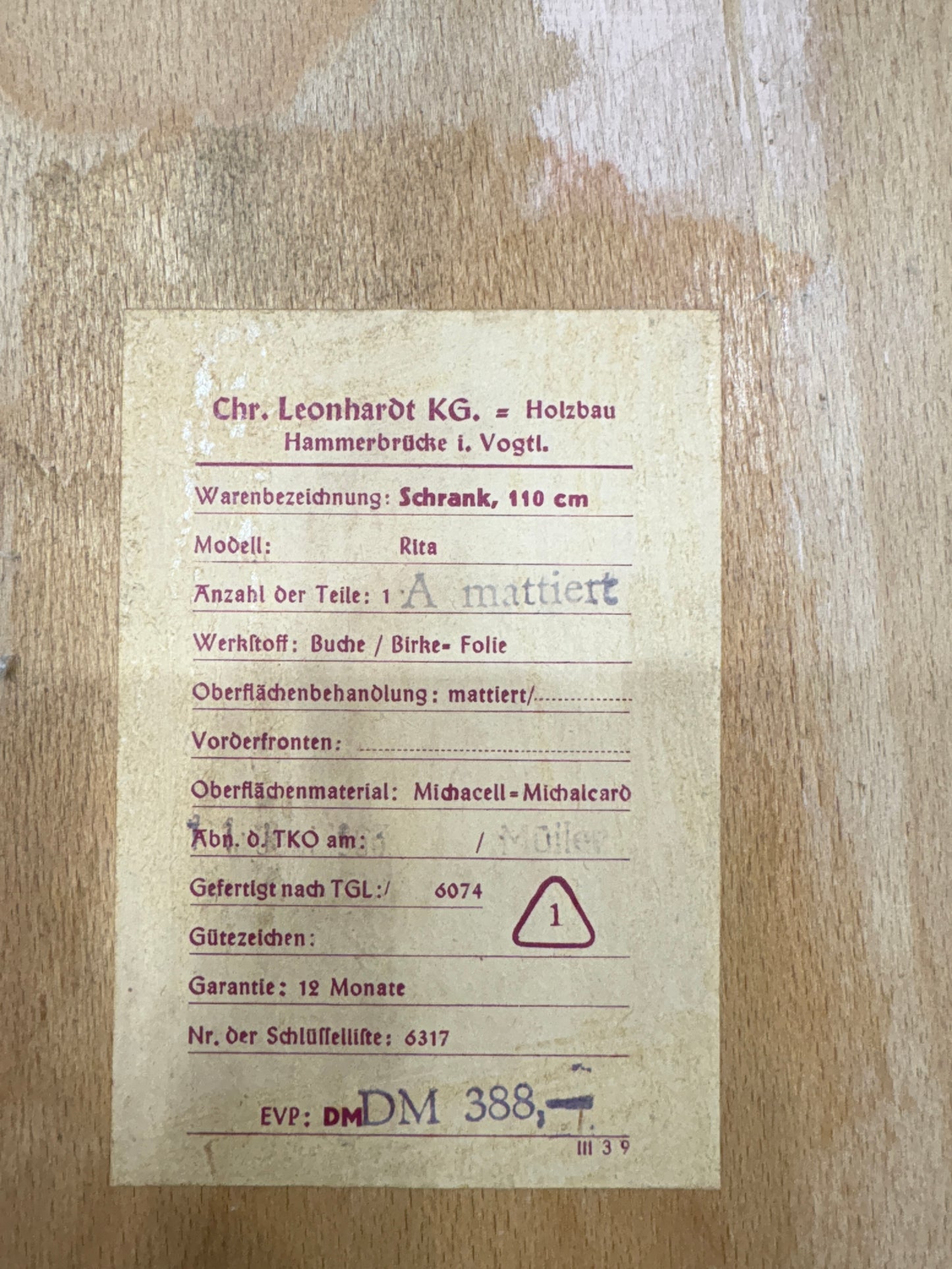 Mid Century Kleiderschrank Holz Schrank Wäscheschrank Vintage