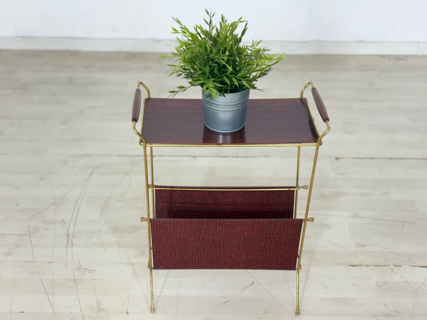 Vintage Zeitungsständer Zeitungsablage Magazinkorb Zeitungskorb