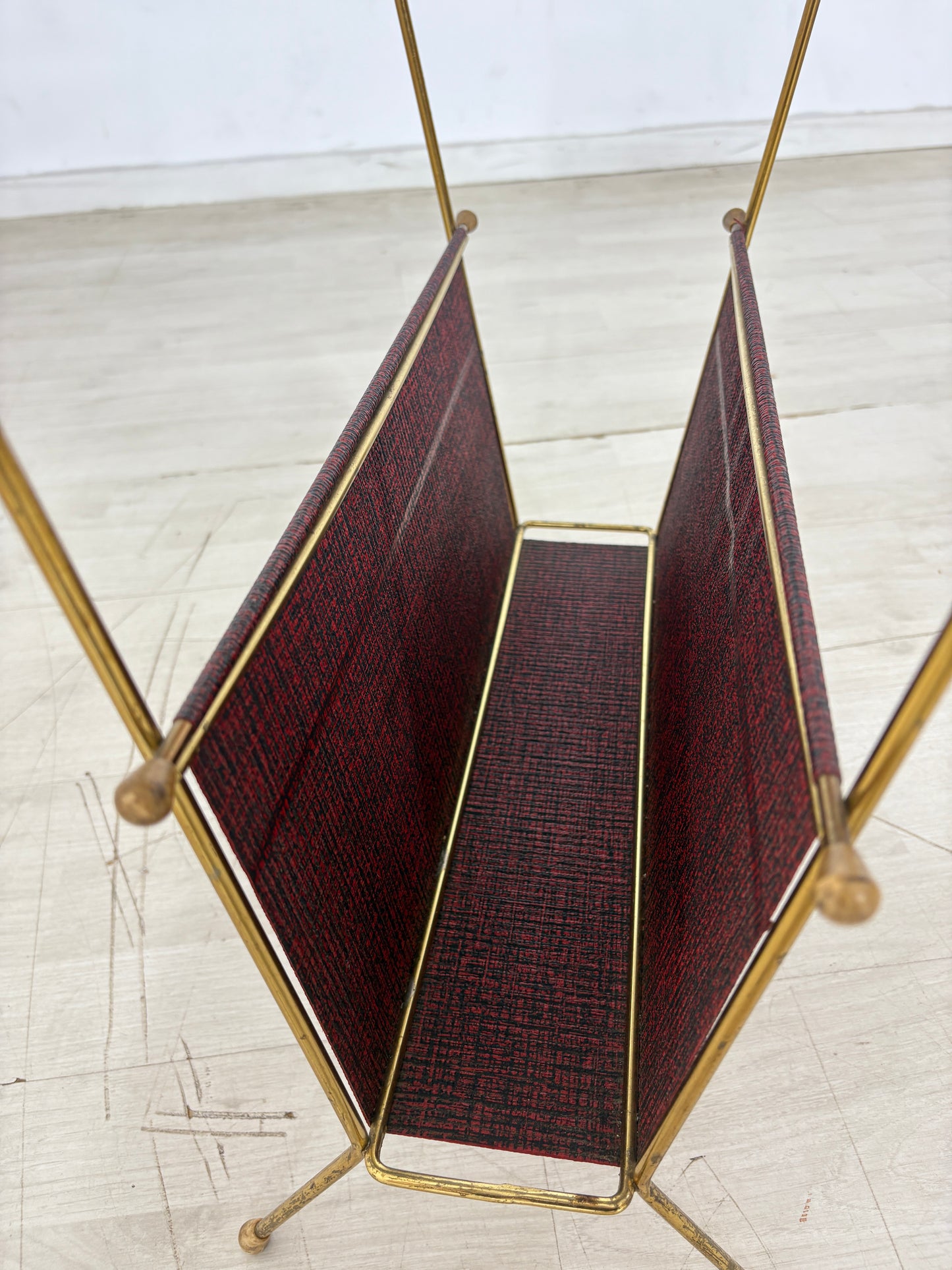 Vintage Zeitungsständer Zeitungsablage Magazinkorb Zeitungskorb