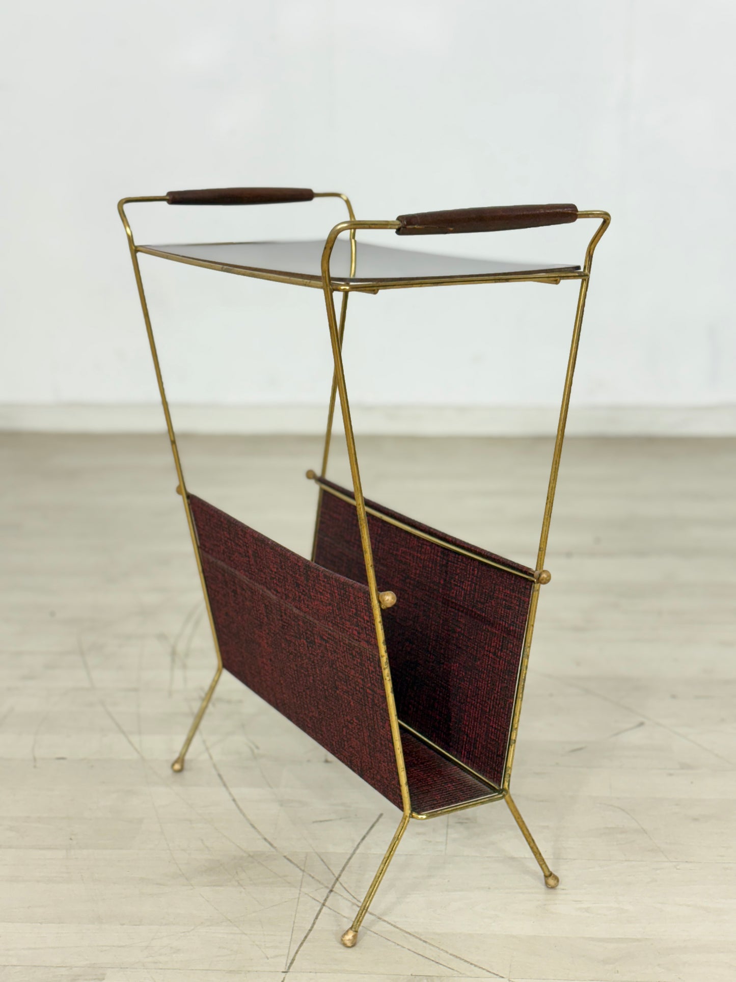 Vintage Zeitungsständer Zeitungsablage Magazinkorb Zeitungskorb