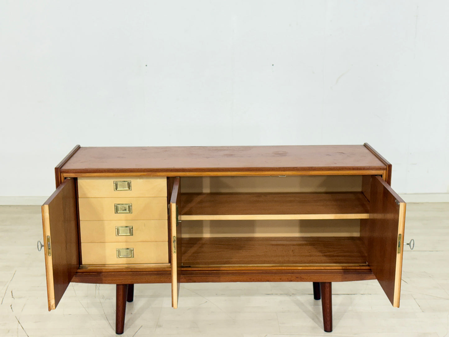 Mid Century Kommode Sideboard Anrichte Wohnzimmerschrank
