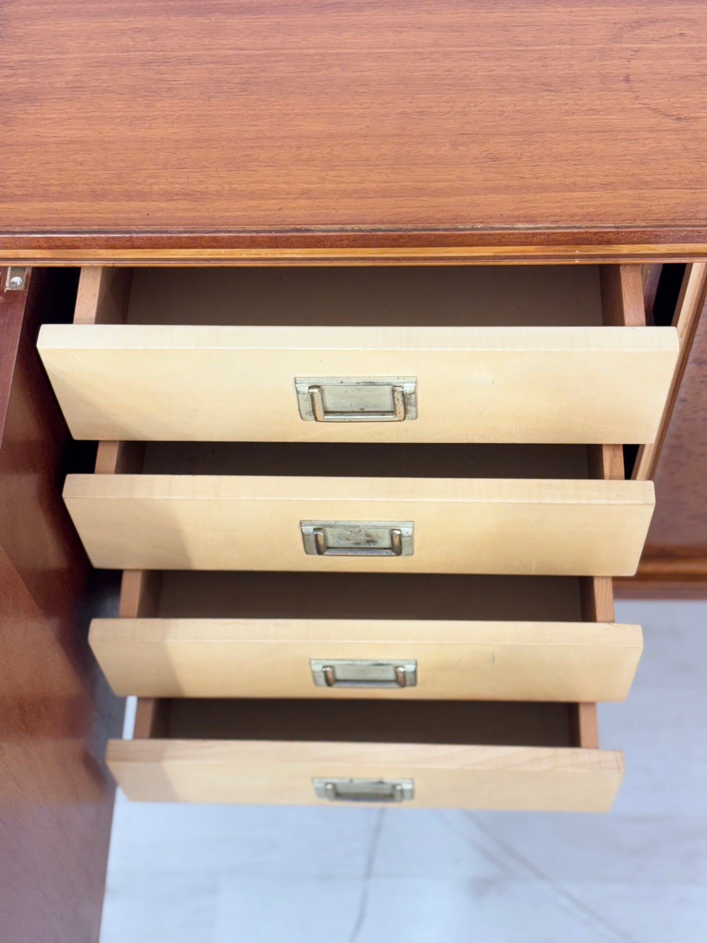 Mid Century Kommode Sideboard Anrichte Wohnzimmerschrank