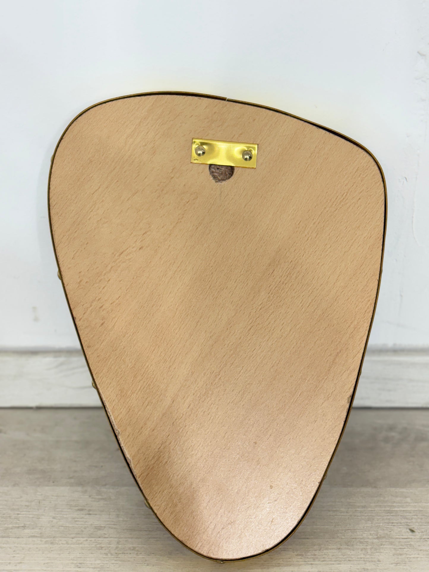 Mid-Century Wandtisch Wandregal Beistelltisch Nierentisch