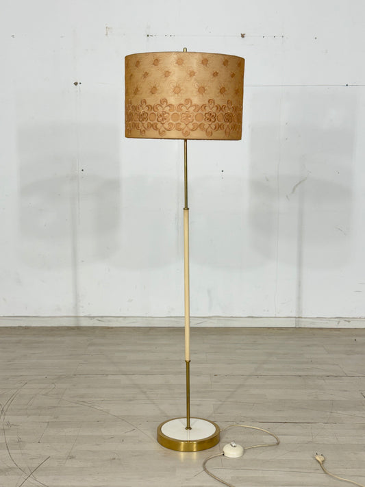 Lampe à abat-jour du milieu du siècle, lampadaire, lampe sur pied, lampe à abat-jour, lampe vintage