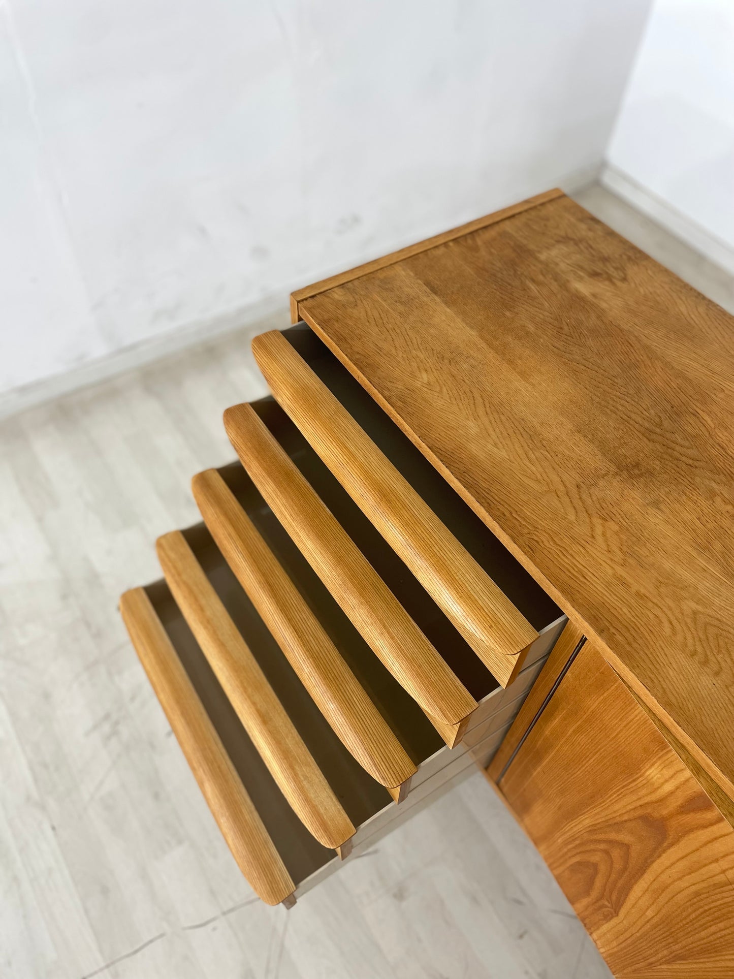 Mid Century Hellerau Sideboard Schrank Kommode Vintage