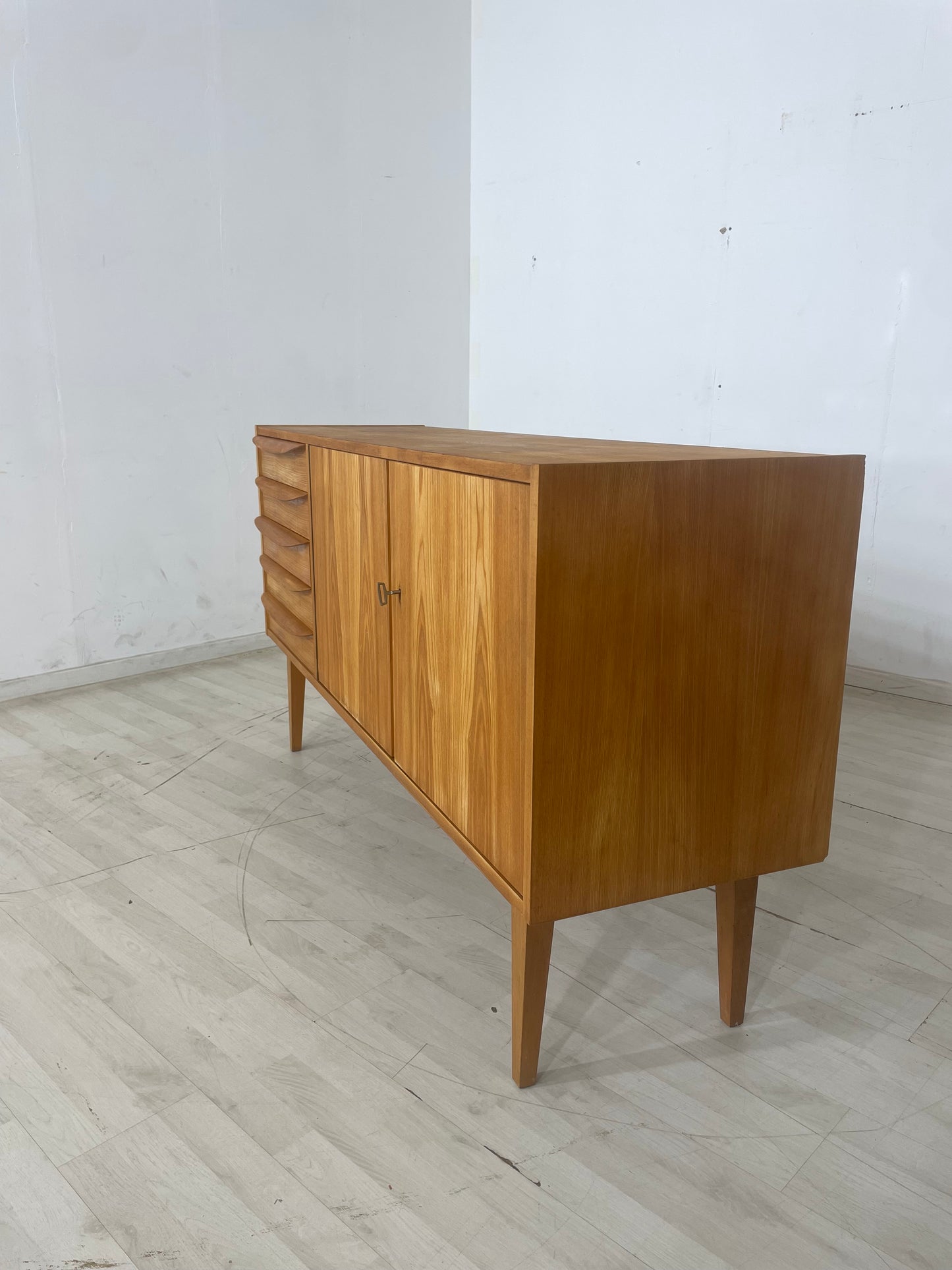 Mid Century Hellerau Sideboard Schrank Kommode Vintage