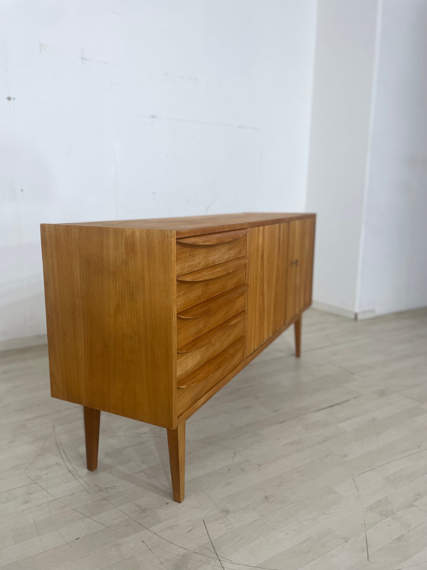 Mid Century Hellerau Sideboard Schrank Kommode Vintage